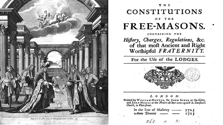 Las Constituciones de Anderson, 1723