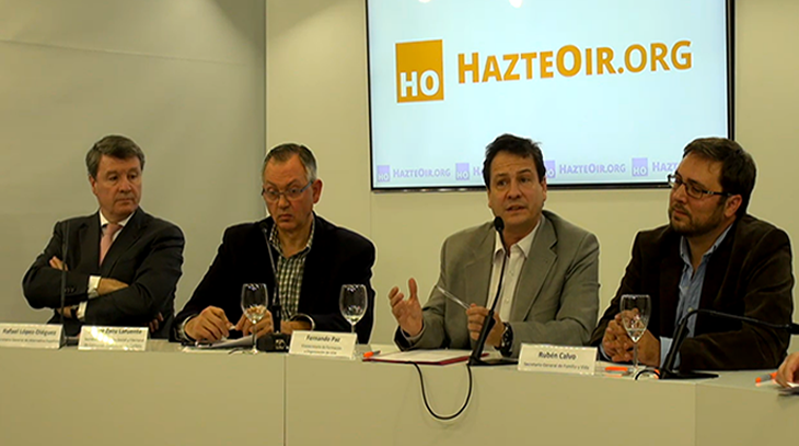 Rafael López-Diéguez (Alternativa Española – AES), Javier Zazu Lafuente (Comunión Tradicionalista Carlista – CTC), Fernando Paz (VOX),  Rubén Calvo (Partido Familia y Vida – PFyV)
